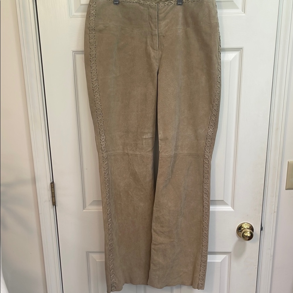 RUFF HEWN NWOT GENUINE LEATHER PANTS SIZE 10